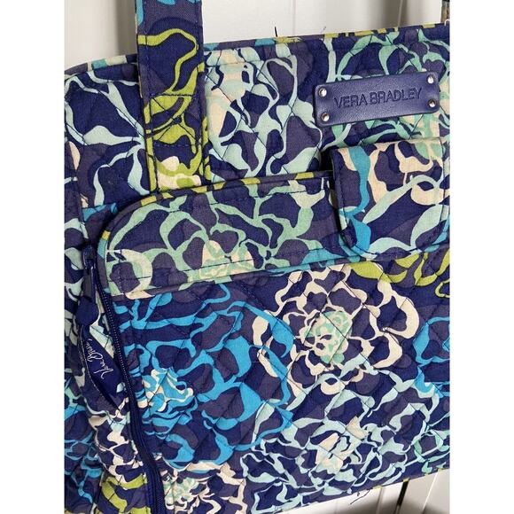 Vera Bradley Katalina Blues Stroll Around Diaper Bag Tote Lots of Pockets - Picture 8 of 10